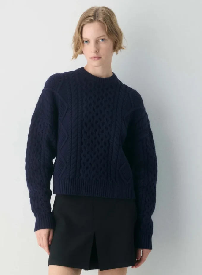 Jersey Heritage Knit Merino Wool Crew Hi-hip Jersey Heritage Knit Merino Wool Crew Hi-hip
