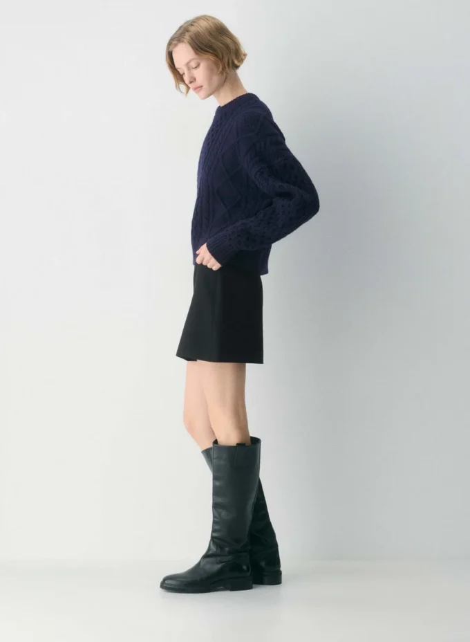 Jersey Heritage Knit Merino Wool Crew Hi-hip Jersey Heritage Knit Merino Wool Crew Hi-hip