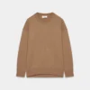 Jersey holgado de cuello redondo Feather Cashmere