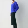 Jersey oversize con cuello en V de Plush Cashmere