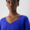 Jersey oversize con cuello en V de Plush Cashmere