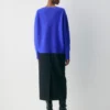 Jersey oversize con cuello en V de Plush Cashmere