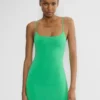 Mini vestido camisero con cuello cuadrado Original Contour Mini vestido camisero con cuello cuadrado Original Contour