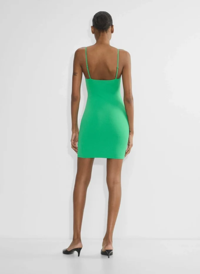 Mini vestido camisero con cuello cuadrado Original Contour Mini vestido camisero con cuello cuadrado Original Contour