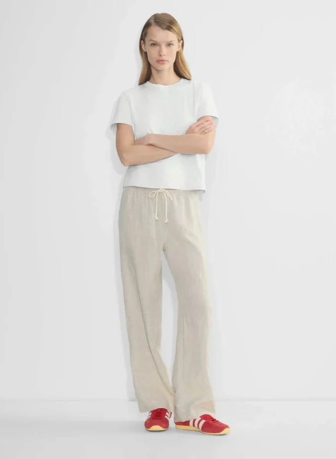 Pantalón Charleston de lino
