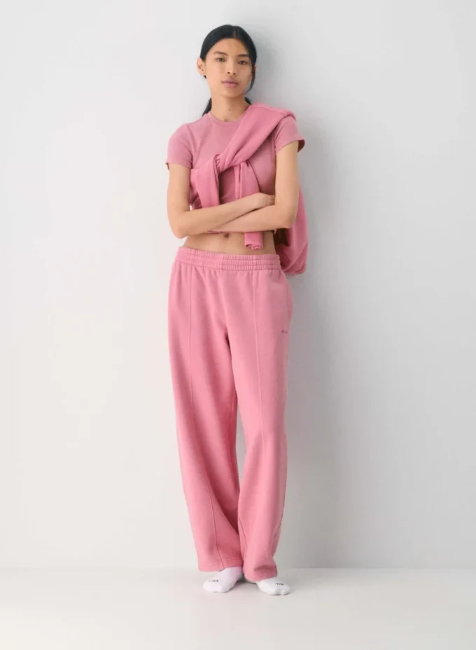 Pantalón de chándal con costuras boyfriend de Cozy Sweatfleece Pantalón de chándal con costuras boyfriend de Cozy Sweatfleece