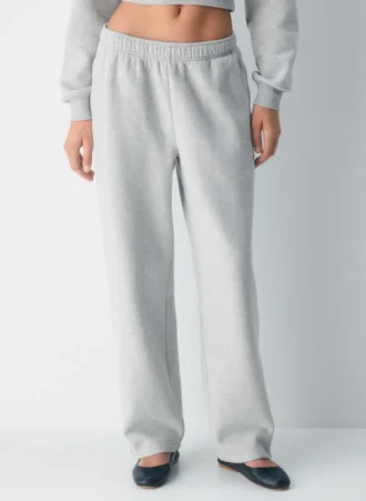 Pantalón de chándal con cremallera Mega Barrel de felpa Cozy Sweatfleece