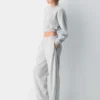 Pantalón de chándal con cremallera Mega Barrel de felpa Cozy Sweatfleece