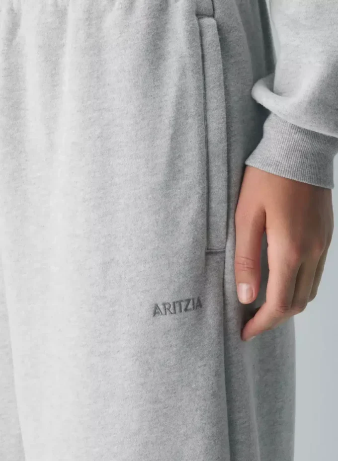 Pantalón de chándal con cremallera Mega Barrel de felpa Cozy Sweatfleece