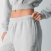 Pantalón de chándal con cremallera Mega Barrel de felpa Cozy Sweatfleece