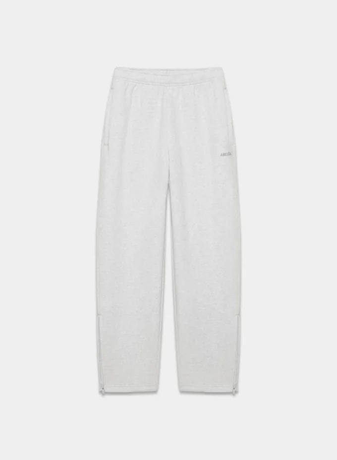 Pantalón de chándal con cremallera Mega Barrel de felpa Cozy Sweatfleece