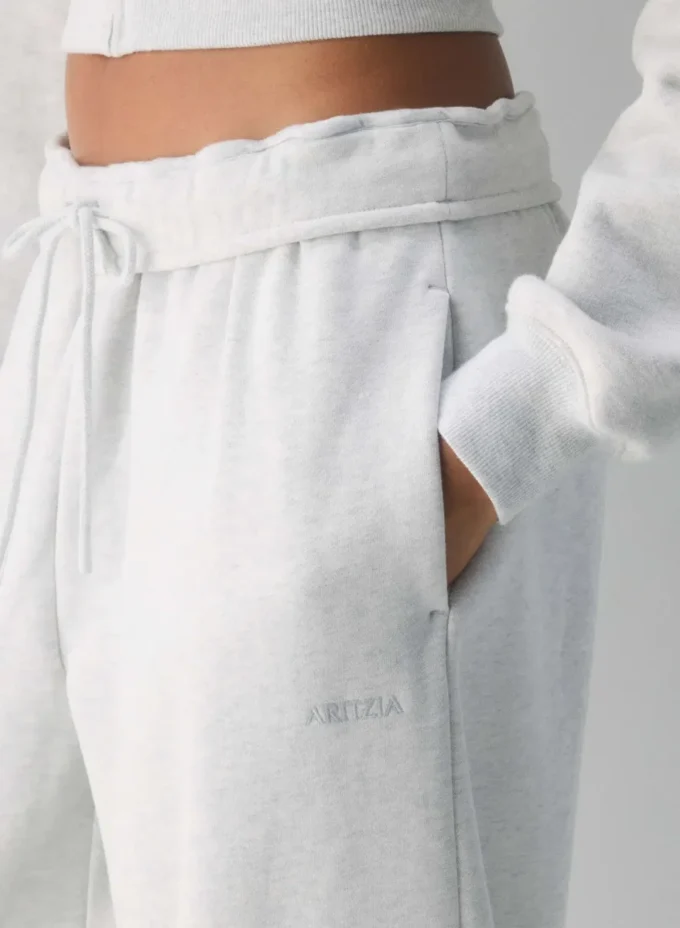 Pantalón de chándal mega holgado con doblez en el bajo