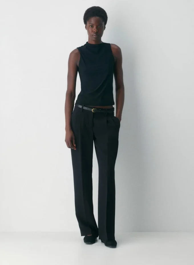Pantalón Effortless Pant™ Curve-Fit de talle bajo – Crepette™ Pantalón Effortless Pant™ Curve-Fit de talle bajo – Crepette™