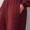 Pantalón palazzo de felpa Mega Lo-rise Pantalón palazzo de felpa Mega Lo-rise