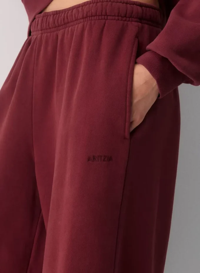 Pantalón palazzo de felpa Mega Lo-rise Pantalón palazzo de felpa Mega Lo-rise
