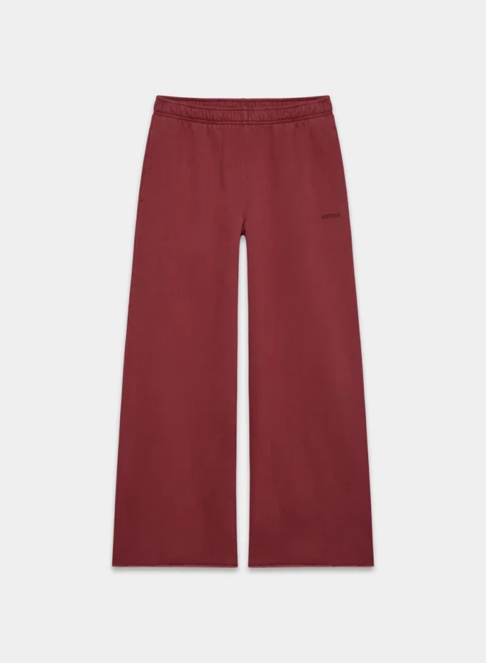 Pantalón palazzo de felpa Mega Lo-rise Pantalón palazzo de felpa Mega Lo-rise