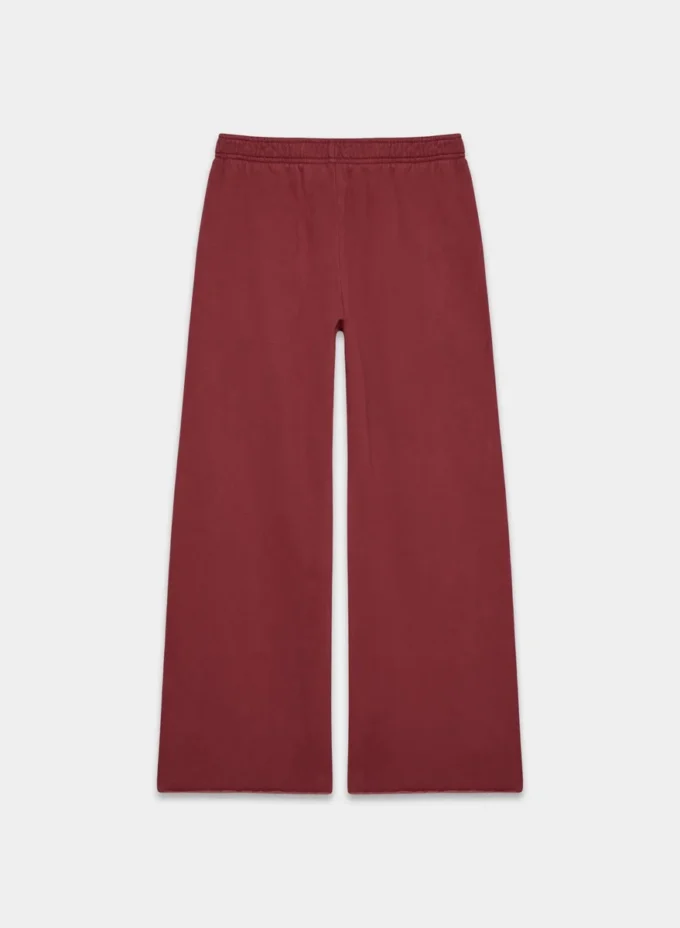 Pantalón palazzo de felpa Mega Lo-rise Pantalón palazzo de felpa Mega Lo-rise