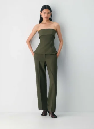 Pantalones de talle bajo New Agency – (Re)ssential