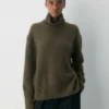 Plush Cashmere Oversized Turtleneck