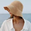 Sombrero de rafia Sunbeam con ala mini
