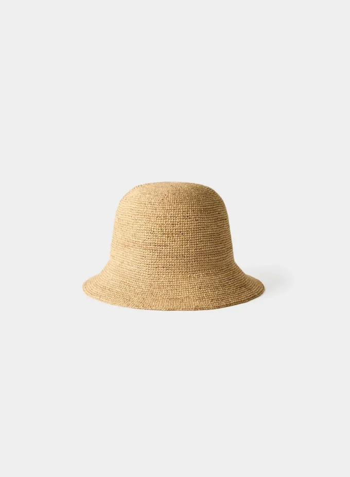 Sombrero de rafia Sunbeam con ala mini