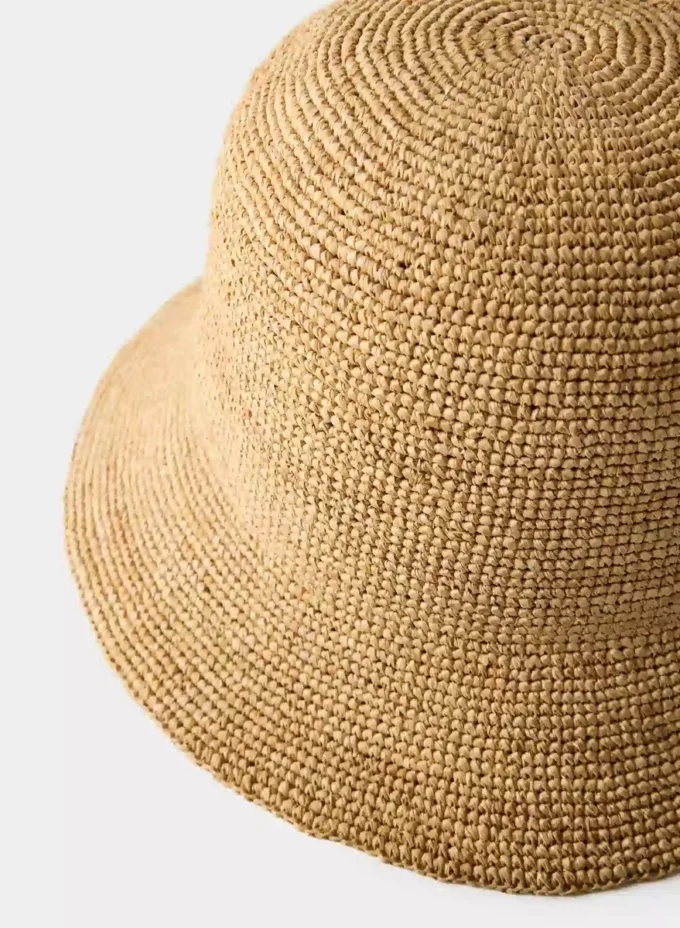 Sombrero de rafia Sunbeam con ala mini