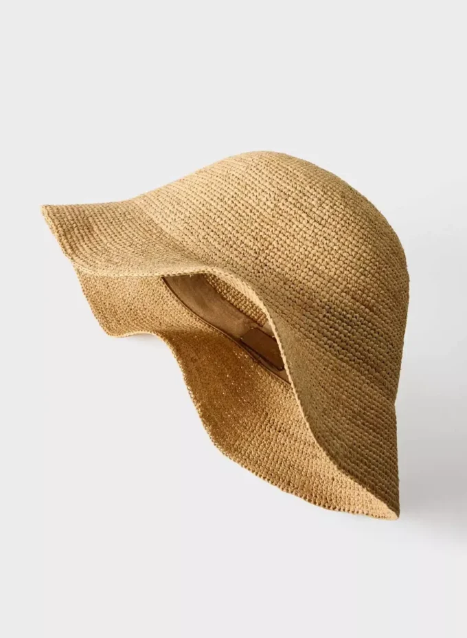Sombrero de rafia Sunbeam con ala mini