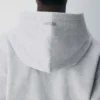 Sudadera con capucha corta y cómoda de felpa Sudadera con capucha corta y cómoda de felpa