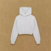 Sudadera con capucha corta y cómoda de felpa Sudadera con capucha corta y cómoda de felpa