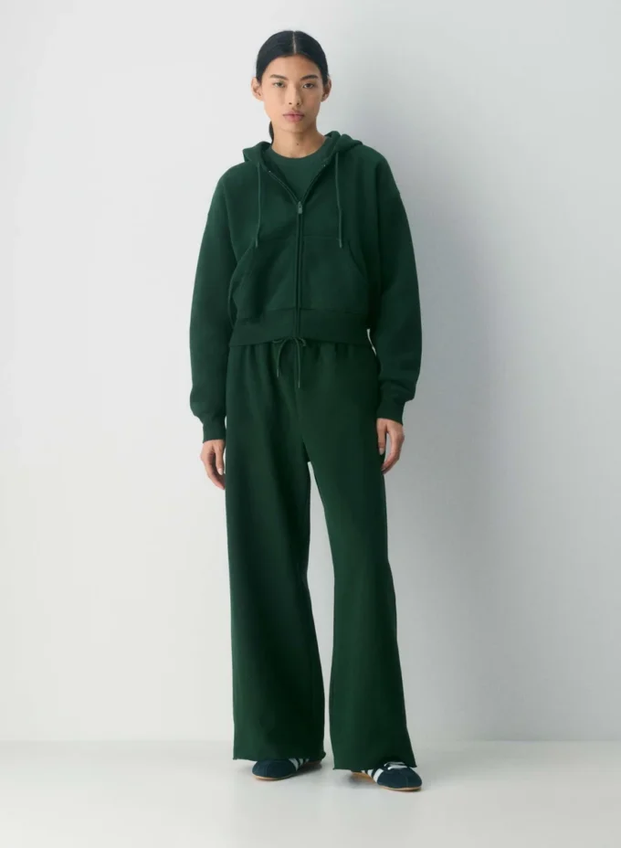 Sudadera con capucha y cremallera Boyfriend Boxy de felpa Cozy Sweatfleece Sudadera con capucha y cremallera Boyfriend Boxy de felpa Cozy Sweatfleece