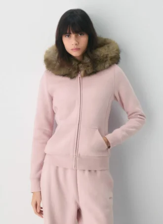 Sudadera con capucha y cremallera Cozy Sweatfleece