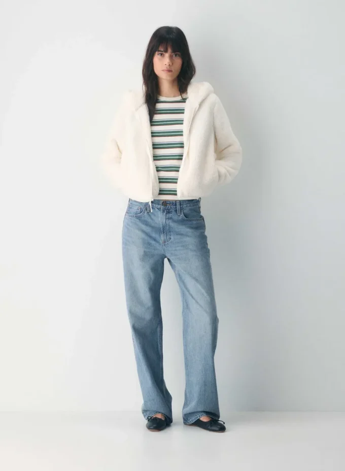 Sudadera con capucha y cremallera Larkspur