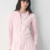 Sudadera con capucha y cremallera Nicole Velour