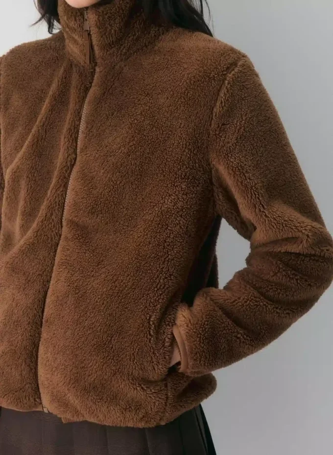 Sudadera con cremallera y cuello alto Snowdrop Sudadera con cremallera y cuello alto Snowdrop