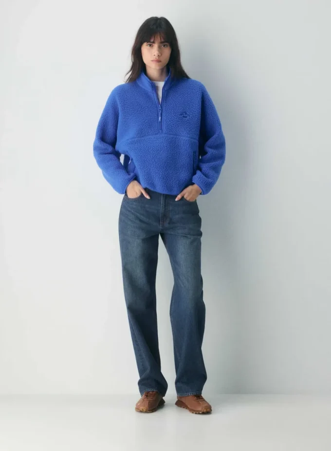 Sudadera con media cremallera y cuello alto Polartec® Thermal Pro™