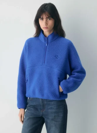Sudadera con media cremallera y cuello alto Polartec® Thermal Pro™