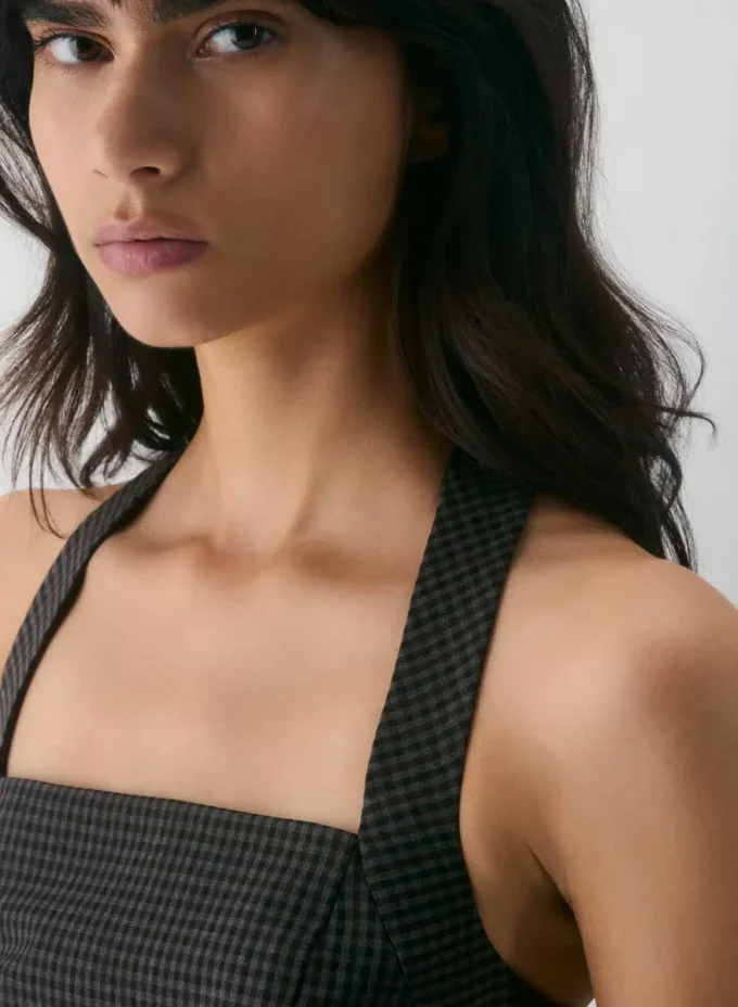 Top halter de gala