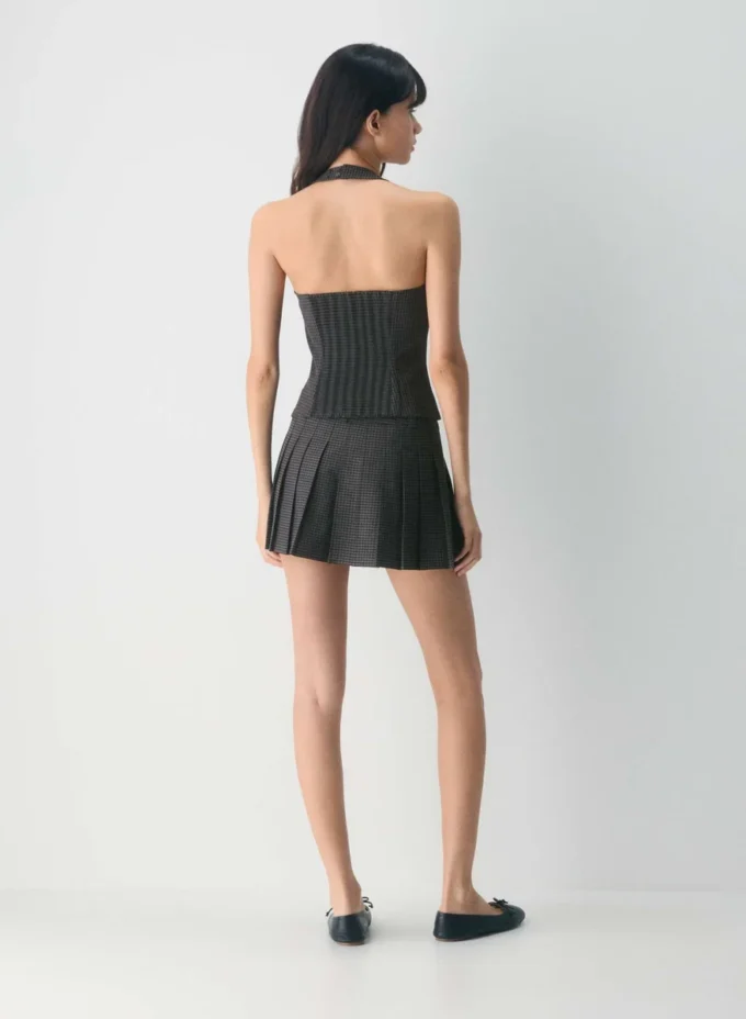 Top halter de gala