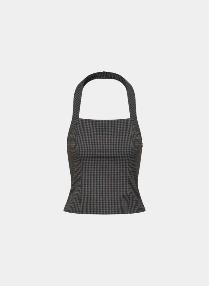 Top halter de gala