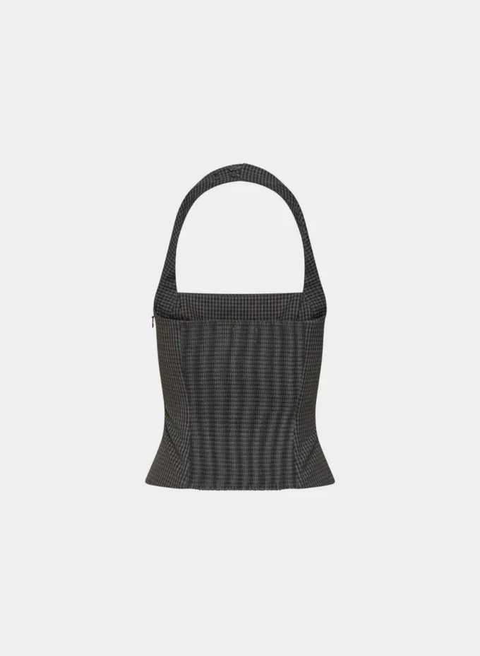 Top halter de gala