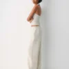 Top halter de lino Whisper