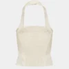 Top halter de lino Whisper