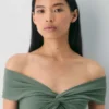Top original Contour Twist con hombros descubiertos Top original Contour Twist con hombros descubiertos