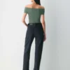 Top original Contour Twist con hombros descubiertos Top original Contour Twist con hombros descubiertos