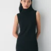 Vestido de lana y cachemira de Flandes