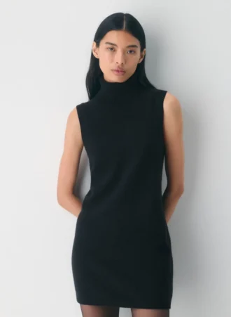 Vestido de lana y cachemira de Flandes