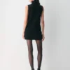 Vestido de lana y cachemira de Flandes