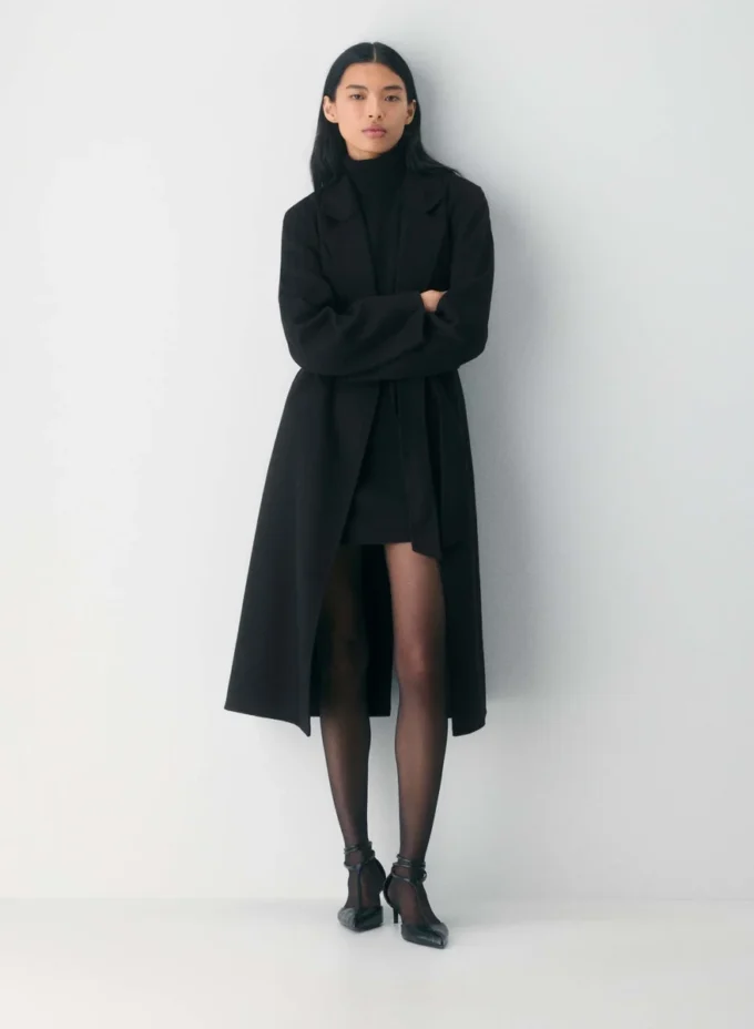 Vestido de lana y cachemira de Flandes