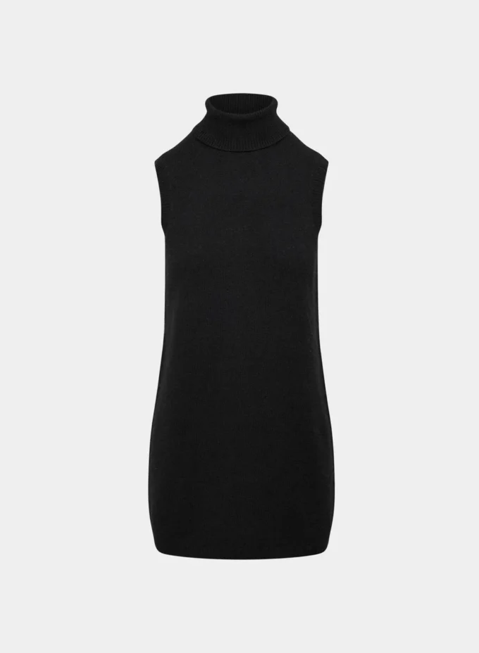 Vestido de lana y cachemira de Flandes
