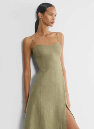 Vestido de lino Barrafina